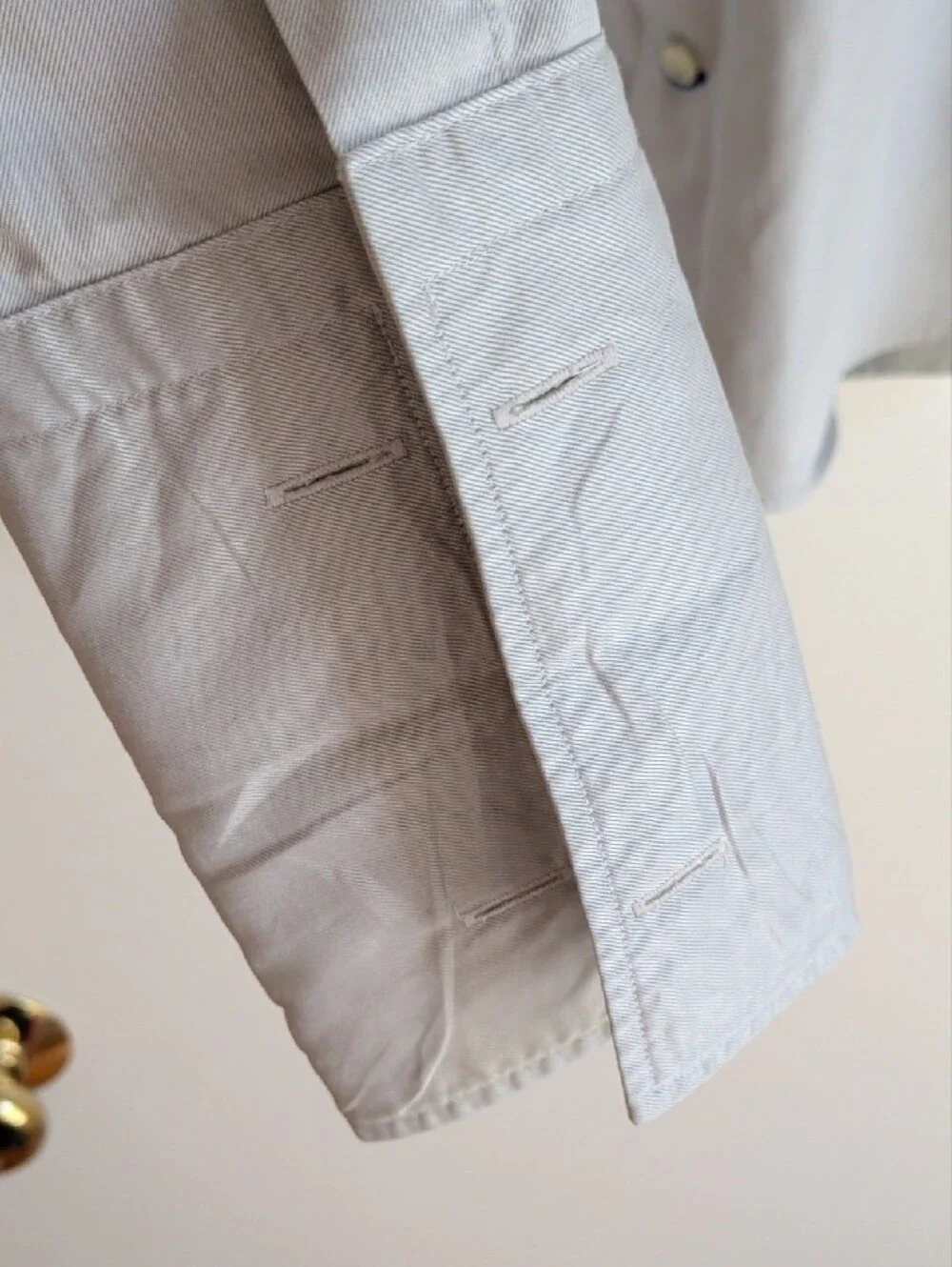 Banana Republic cuff holes